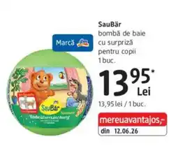 DM SauBär bombă de baie cu surpriză pentru copii Ofertă
