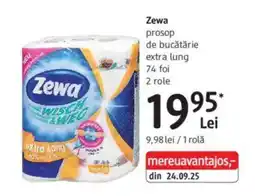 DM Zewa prosop de bucătărie extra lung Ofertă