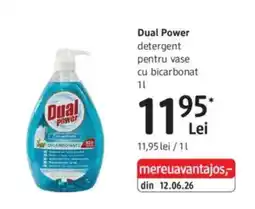 DM Dual Power detergent pentru vase cu bicarbonat Ofertă