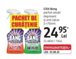DM Cillit Bang pachet soluții degresant și anti-calcar Ofertă