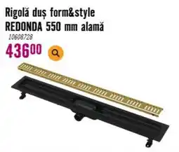 Hornbach form&style Rigolă duș REDONDA 550 mm alamă Ofertă