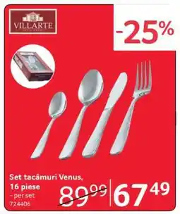 Selgros Set tacâmuri Venus, 16 piese Ofertă