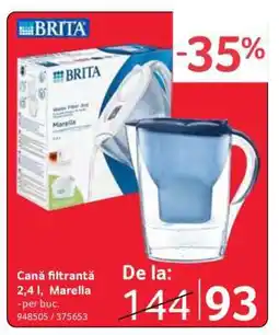 Selgros Cană filtrantă 2,4 l, Marella Ofertă