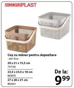 Selgros Coș cu mâner pentru depozitare Ofertă