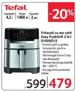 Selgros Friteuză cu aer cald Easy Fry&Grill 2 în1 EY505D15 Ofertă