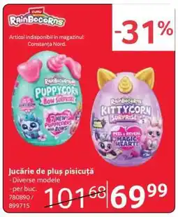 Selgros Jucărie de pluș pisicuță Ofertă