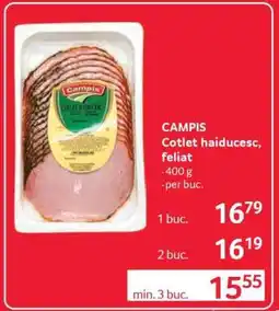 Selgros CAMPIS Cotlet haiducesc feliat Ofertă