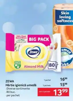 Selgros ZEWA Hârtie igienică umedă Ofertă