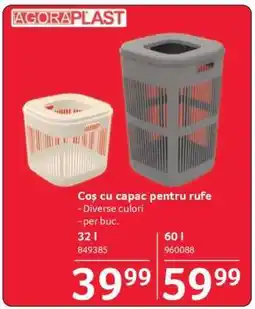 Selgros Coș cu capac pentru rufe Ofertă