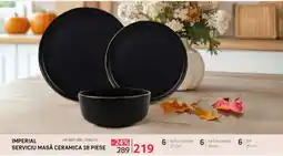 Selgros IMPERIAL SERVICIU MASĂ CERAMICA 18 PIESE Ofertă