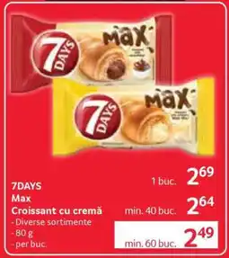 Selgros 7DAYS Max Croissant cu cremă Ofertă