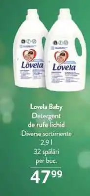 Selgros Lovela Baby Detergent de rufe lichid Ofertă