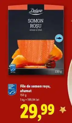 Lidl File de somon roșu, afumat Ofertă