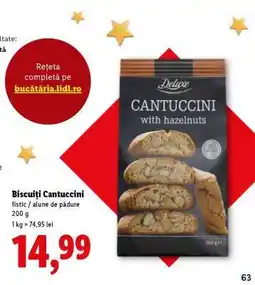 Lidl Biscuiți Cantuccini Ofertă