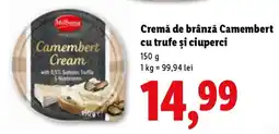 Lidl Cremă de brânză Camembert cu trufe și ciuperci Ofertă