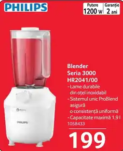 Selgros Philips blender seria 3000 hr2041/00 Ofertă