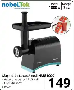 Selgros nobelTek mașină de tocat / roșii nmG1000 Ofertă