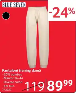 Selgros Blue Seven pantaloni trening damă Ofertă