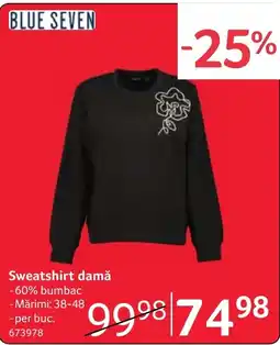 Selgros Blue Seven Sweatshirt damă Ofertă