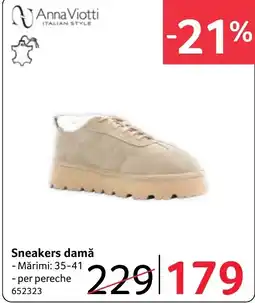 Selgros Anna Viotti sneakers damă Ofertă