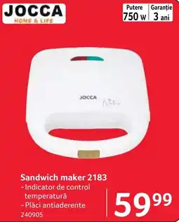 Selgros Jocca sandwich maker 2183 Ofertă