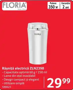 Selgros Floria râșniță electrică ZLN2398 Ofertă