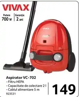 Selgros Vivax aspirator vc-702 Ofertă