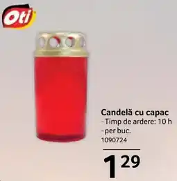 Selgros Oti Candelă cu capac Ofertă