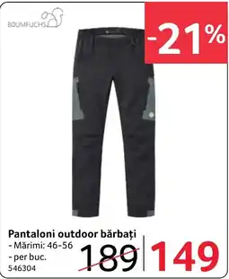 Selgros Baumfuchs pantaloni outdoor bărbați Ofertă