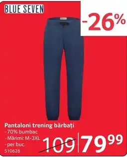 Selgros Blue Seven pantaloni trening bărbați Ofertă