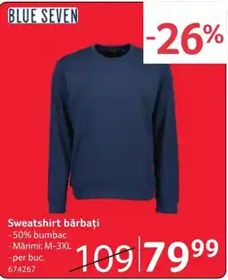 Selgros Blue Seven sweatshirt bărbați Ofertă