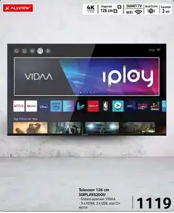 Selgros Allview televizor 126 cm 50IPLAY6200U Ofertă