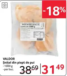 Selgros Valdor Șnițel din piept de pui Ofertă