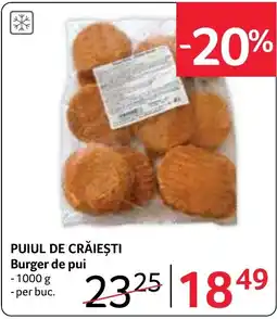 Selgros Puiul de crăiești burger de pui Ofertă