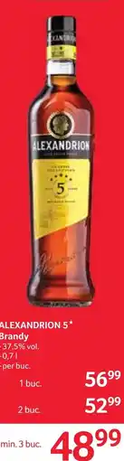 Selgros Alexandrión 5* Brandy Ofertă