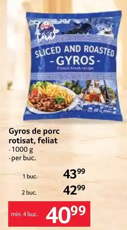Selgros Gyros de porc rotisat, feliat Ofertă
