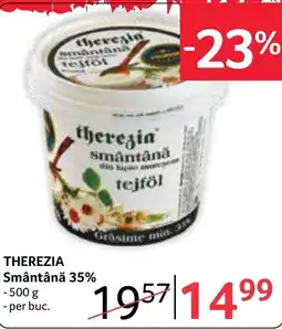 Selgros Therezia smântână tejföl Ofertă