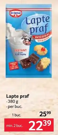 Selgros Dr.Oetker Lapte praf Ofertă