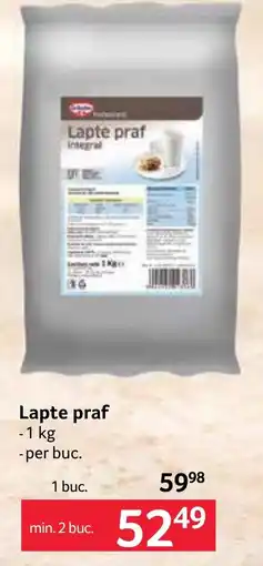 Selgros Lapte praf integral Ofertă