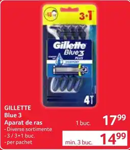 Selgros Gillette Blue 3 Aparat de ras Ofertă