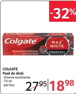 Selgros Colgate pasă de dinți Ofertă