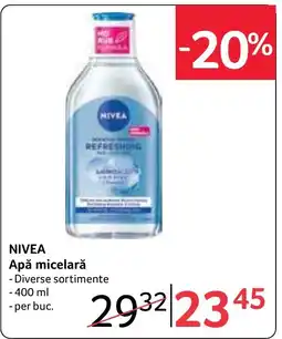 Selgros Nivea apă micelară Ofertă