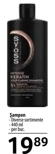 Selgros Syoss intense keratin deep caring shampoo Ofertă