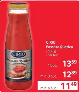 Selgros Cirio passata rustica Ofertă