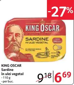 Selgros King Oscar Sardine în ulei vegetal Ofertă