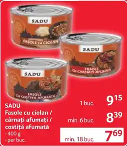 Selgros Sadu fasole cu ciolan / carnati afumati / costita afumata Ofertă