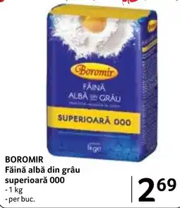 Selgros Boromir făină albă din grâu superioară 000 Ofertă