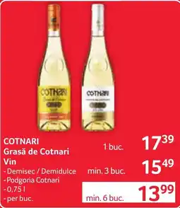 Selgros Cotnari Grasă de Cotnari Vin Ofertă
