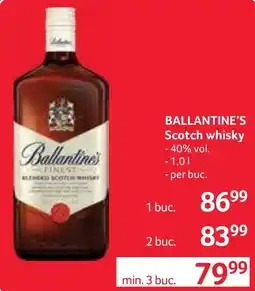 Selgros Ballantine's scotch whisky Ofertă