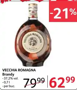 Selgros Vecchia Romagna Brandy Ofertă